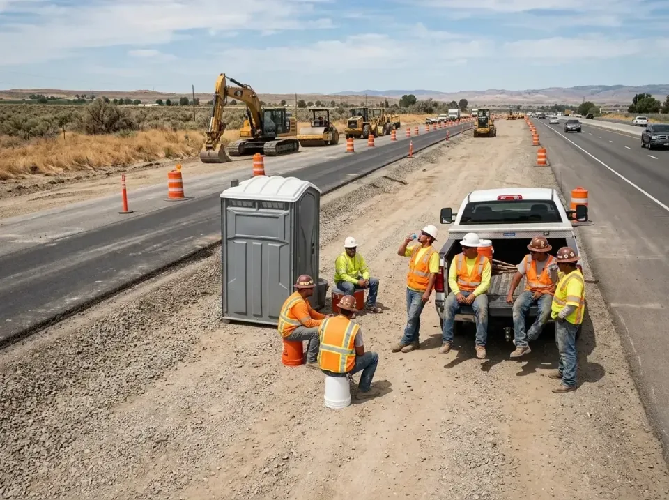 highway-road-construction-crew-007 — frequently asked questions, Porta Potty and Restroom Rentals in Platteville, CO